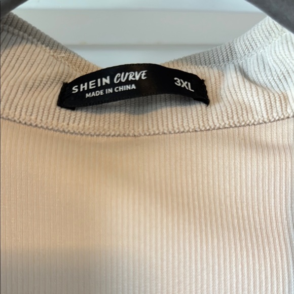 SHEIN Beige Leopard Print corduroy - Picture 4 of 4